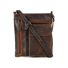Load image into Gallery viewer, Greenwood Leather Lucy Ladies Cross Body Bag Lucy ~ Mid Brown