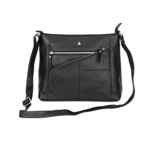 Load image into Gallery viewer, Greenwood Leather Willow Handbag ~ Classic Black