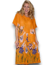 Load image into Gallery viewer, HELGA MAY Straight Fray Dress w/Pocket ~ Orange