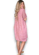 Load image into Gallery viewer, Helga May Linen C'est La Vie Easy Dress ~ Antique Berry