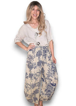 Load image into Gallery viewer, HELGA MAY French Toille Barrel Linen Pants ~ Beige