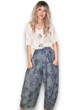 Load image into Gallery viewer, HELGA MAY French Toille Barrel Linen Pants ~ Grey