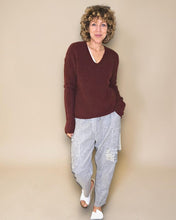 Load image into Gallery viewer, HELGA MAY Alpaca Blend V-Neck Jersey ~ Beautifully Soft in Various Colours