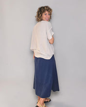 Load image into Gallery viewer, HELGA MAY Corduroy Button Detail Long Skirt ~ Navy
