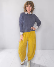 Load image into Gallery viewer, HELGA MAY Corduroy Barrel Leg Pants ~ Mustard