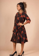 Load image into Gallery viewer, Colette Italian Made Cotton Corduroy Dress ~ Shiraz