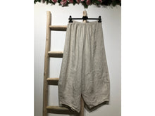 Load image into Gallery viewer, Colette Linen Barrel Leg Pants ~ Beige