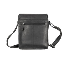 Load image into Gallery viewer, Greenwood Leather Hobart Shoulder Bag ~ Black
