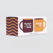 Load image into Gallery viewer, Splosh Mug Set ~ My Dog's Favourite Human / Runner Up
