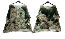 Load image into Gallery viewer, Colette Italian Made Linen Santorini Blouse ~ Chocolate