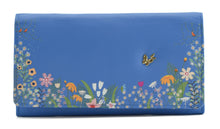 Load image into Gallery viewer, Shiloh Matinee Purse Blue - Mala Leather