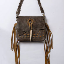 Load image into Gallery viewer, Western Leather Crossbody Bag ~ Fay