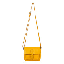 Load image into Gallery viewer, Greenwood Leather Julie Crossbody Satchel Bag ~ Yellow