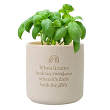Load image into Gallery viewer, Splosh: Positive Pots 'When it Rains Look for Rainbows, When it's Dark Look for Stars'