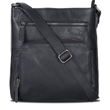 Load image into Gallery viewer, Greenwood Leather Greymouth Shoulder Bag ~ Black