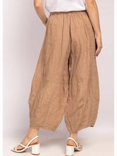Load image into Gallery viewer, Colette Plain Barrel Leg Linen Pants ~ Teal