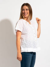 Load image into Gallery viewer, Mozaic Capricorn Top Plain ~ White ~ Sz XS-XXL