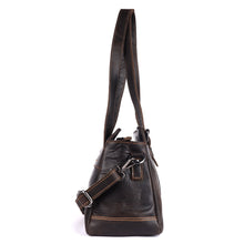 Load image into Gallery viewer, Greenwood Marlow Leather Tote Dark Brown