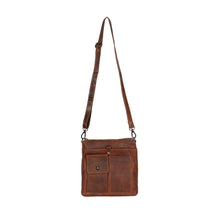 Load image into Gallery viewer, Greenwoodl Leather Tauranga Cross Body Bag ~ Sandal