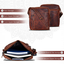 Load image into Gallery viewer, Greenwood Leather Dallas Crossbody Bag ~ Sandal