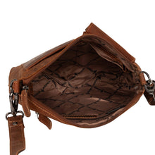 Load image into Gallery viewer, Greenwoodl Leather Tauranga Cross Body Bag ~ Sandal