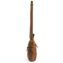 Load image into Gallery viewer, Greenwood Leather Rory Crossbody Bag ~ Camel
