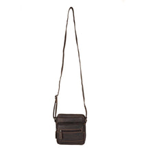 Load image into Gallery viewer, Greenwood Leather Oliver Small Cross Body Bag ~ Brown