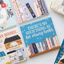 Load image into Gallery viewer, Ceramic Coaster ~ There's No Such Thing As Too Many Books