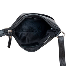 Load image into Gallery viewer, Greenwood Leather Sorrel Crossbody Bag ~ Black