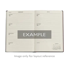 Load image into Gallery viewer, 2026 Week-at-a-Time Midi Diary/Planner ~ Safavid Indigo