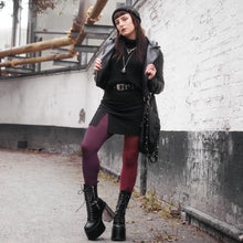 Load image into Gallery viewer, SNAG Duo 80 Den Tights ~ Plurgundy