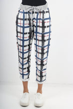 Load image into Gallery viewer, Italian Stretch Cotton Trousers ~ Geo Check ~ ONE SIZE