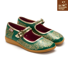 Load image into Gallery viewer, HCD Mary Janes ~ Celtic **Pre Order for Arrival Late October**