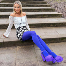 Load image into Gallery viewer, SNAG Opaque 80 Den Tights ~ Aretha