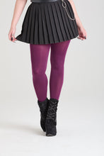 Load image into Gallery viewer, SNAG Opaque 80 Den Tights ~ Mulberry