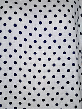 Load image into Gallery viewer, HELGA MAY Italian Linen Polka Dot Plain Hem White Dress Sz 14-20