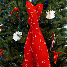 Load image into Gallery viewer, SNAG Christmas Opaque Tights ~ Bow To Me