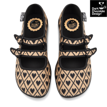 Load image into Gallery viewer, HCD Mary Janes ~ I Wove You 2