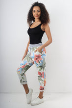 Load image into Gallery viewer, Italian Stretch Cotton Trousers ~ Cream Sunset ~ ONE SIZE