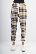 Load image into Gallery viewer, Italian Stretch Cotton Trousers ~ Golf Plaid ~ ONE SIZE