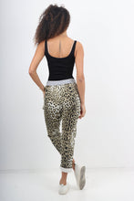 Load image into Gallery viewer, Italian Stretch Cotton Trousers ~ Leopard ~ ONE SIZE