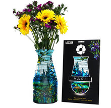 Load image into Gallery viewer, Modgy Vase ~ Tiffany Iris Landscape