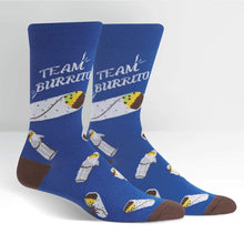 Load image into Gallery viewer, Team Burrito - Men's Crew Socks by Sock it to Me