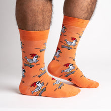 Load image into Gallery viewer, Rad Chicken - Men's Crew Socks by Sock it to Me