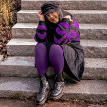 Load image into Gallery viewer, SNAG Opaque 80 Den Tights ~ Fancy Darkness