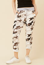 Load image into Gallery viewer, Caroline Morgan Italian Made Joggers ~ Natural Camo