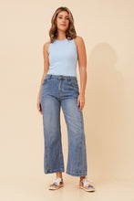 Load image into Gallery viewer, Caroline Morgan Wide Leg Jeans ~ Mid Blue
