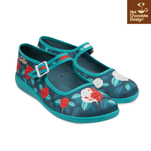 Load image into Gallery viewer, HCD Mary Janes ~ Paint the Roses Red