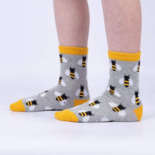 Load image into Gallery viewer, Bee's Knees 3-Pack Kids Crew Socks ~ Sock it to Me ~ Two Sizes
