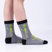 Load image into Gallery viewer, Area 51 Kids Crew Socks Pack of 3 ~ Sock it to Me ~ Two Sizes
